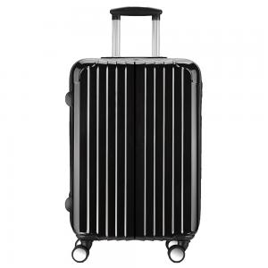 Valise taille Cabine 57cm - PC Ultra légère - 4 roues 20172 - Noir