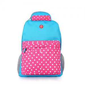 sac à dos bleu rose loisir voyage enfant  multicouleurs