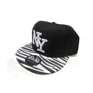 Casquette NY imprimé zèbre  5,95 € HT  Réf 7773