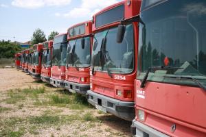 LOT DE  32 AUTOBUS URBAINS