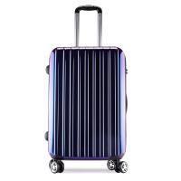 Valise Taille Cabine rigide 57cm bleu ultra leger 4 roues multidirectionnelles PARTY PRINCE