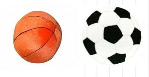 Ballon de foot et/ou basket 2.50€