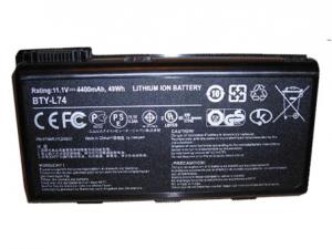 batterie MSI BTY-L74,compatible pour BTY-L75,MS-1682,91NMS17LD4SU1,91NMS17LF6SU1,957-173XXP-101,957-173XXP-102,MSI A5000 All Série, MSI A6000 All Série, MSI A6200 All Série, MSI CR600 All Série, MSI CR610 All Série