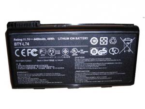 Batterie MSI BTY-L74,compatible avec BTY-L75,MS-1682,91NMS17LD4SU1,91NMS17LF6SU1,957-173XXP-101,957-173XXP-102,MSI A5000 All Série, MSI A6000 All Série, MSI A6200 All Série, CR610-011IT,CR610-006,CR700-211,CX605,CX623,CX700,CX705,CX720