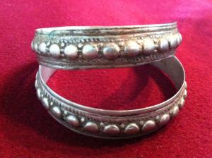  	Bracelet Marocain ancien en argent