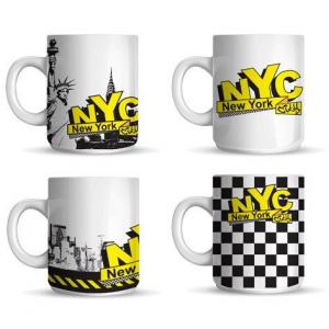 NYMUG01 : MUG 4 New York Prix : 0.75€