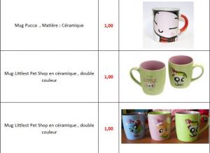 Mug Licence 1.00€ DEMI GROS