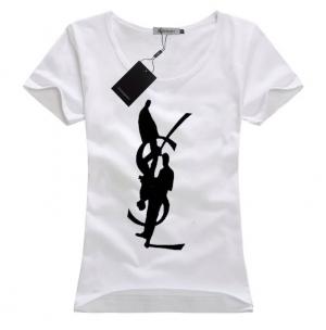 T-shirts Ysl populaires de femmes, femmes YSL courts de sortie t-shirts