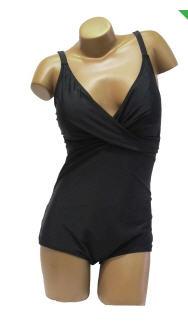 Maillot de bain 1 pièce avec col croisé