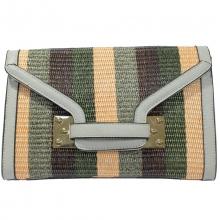 Pochette enveloppe multicolore tissée