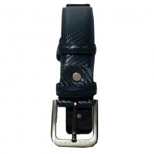 Ceinture reptile en cuir avec boucle ardillon