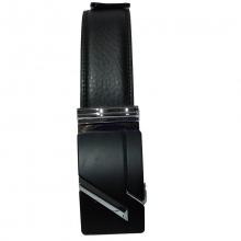 Ceinture en cuir avec boucle rectangulaire en métal