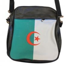 Sac bandoulière vertical avec motif drapeau algérien