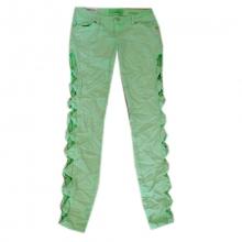 Pantalon vert paré de noeuds côté