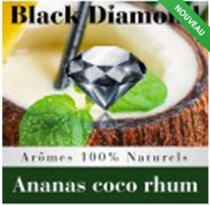 E-liquide saveur ananas coco rhum Black Diamond