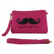 Sac à bandoulière moustache