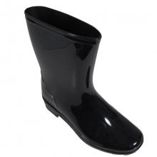 Botte de pluie noire pour femme