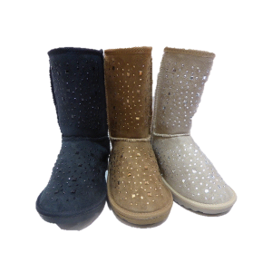 Bottine femme strass Réf 7539  7,90 € HT/unité 