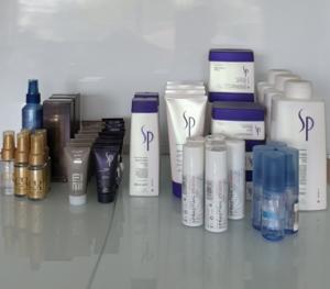 Produits capillaires Wella et SP.