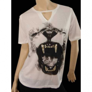 T shirt femme Lion  Réf 2337 Prix : 1.90€